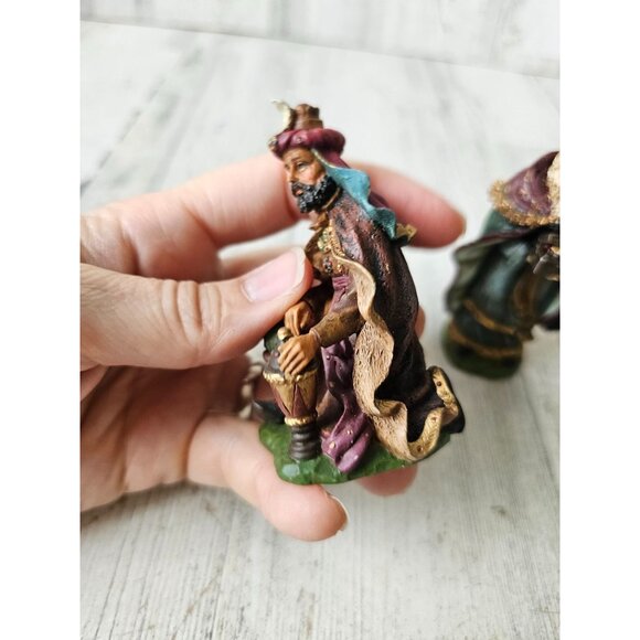 Dept 56 Nativity Wiseman set AS IS gifts Xmas decor religious - Picture 2 of 13